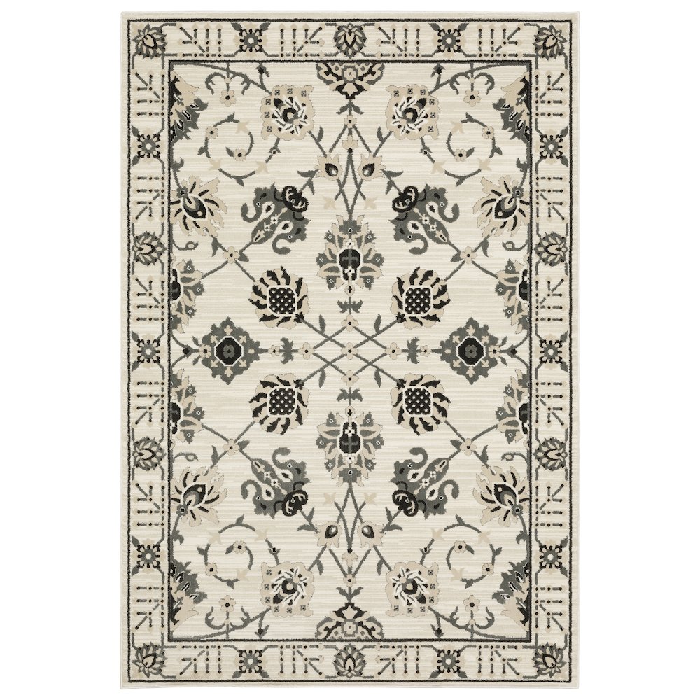RAYLAN Ivory 9'10 X 12'10 Area Rug. Picture 1