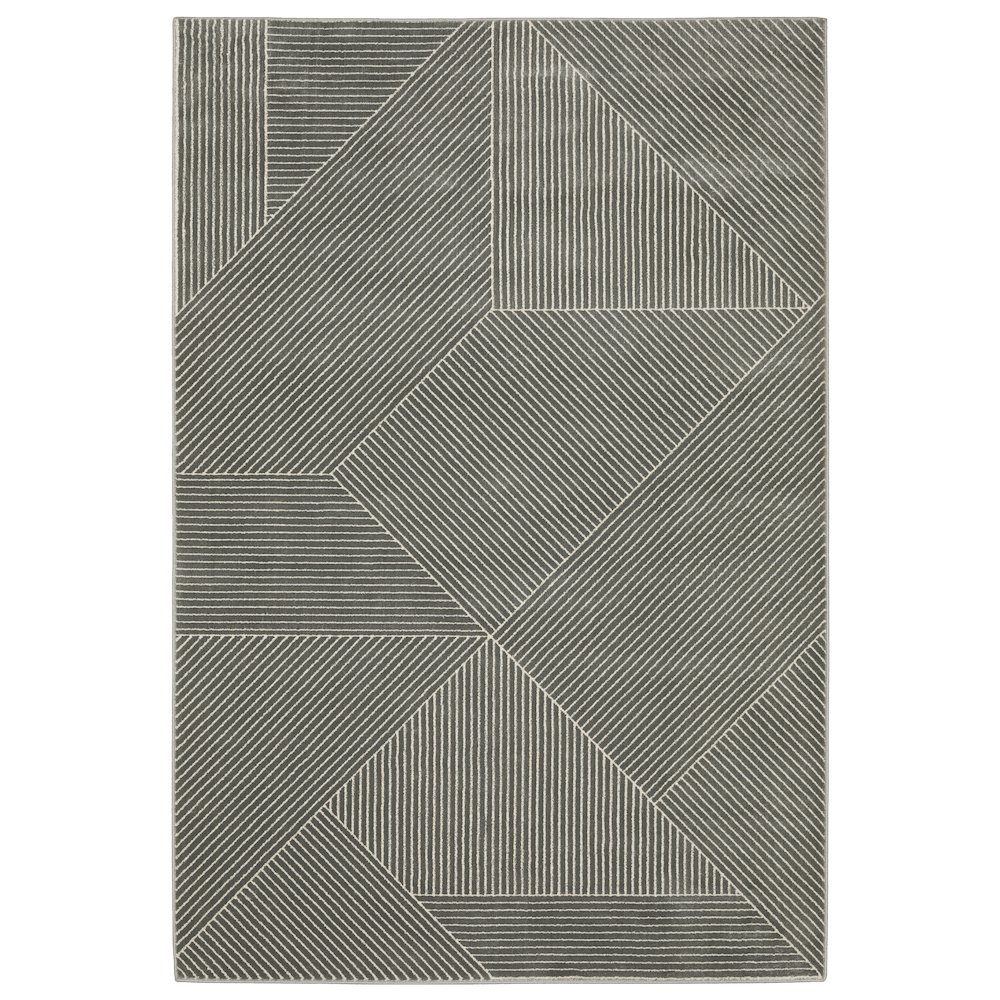 RAYLAN Grey 9'10 X 12'10 Area Rug. Picture 1