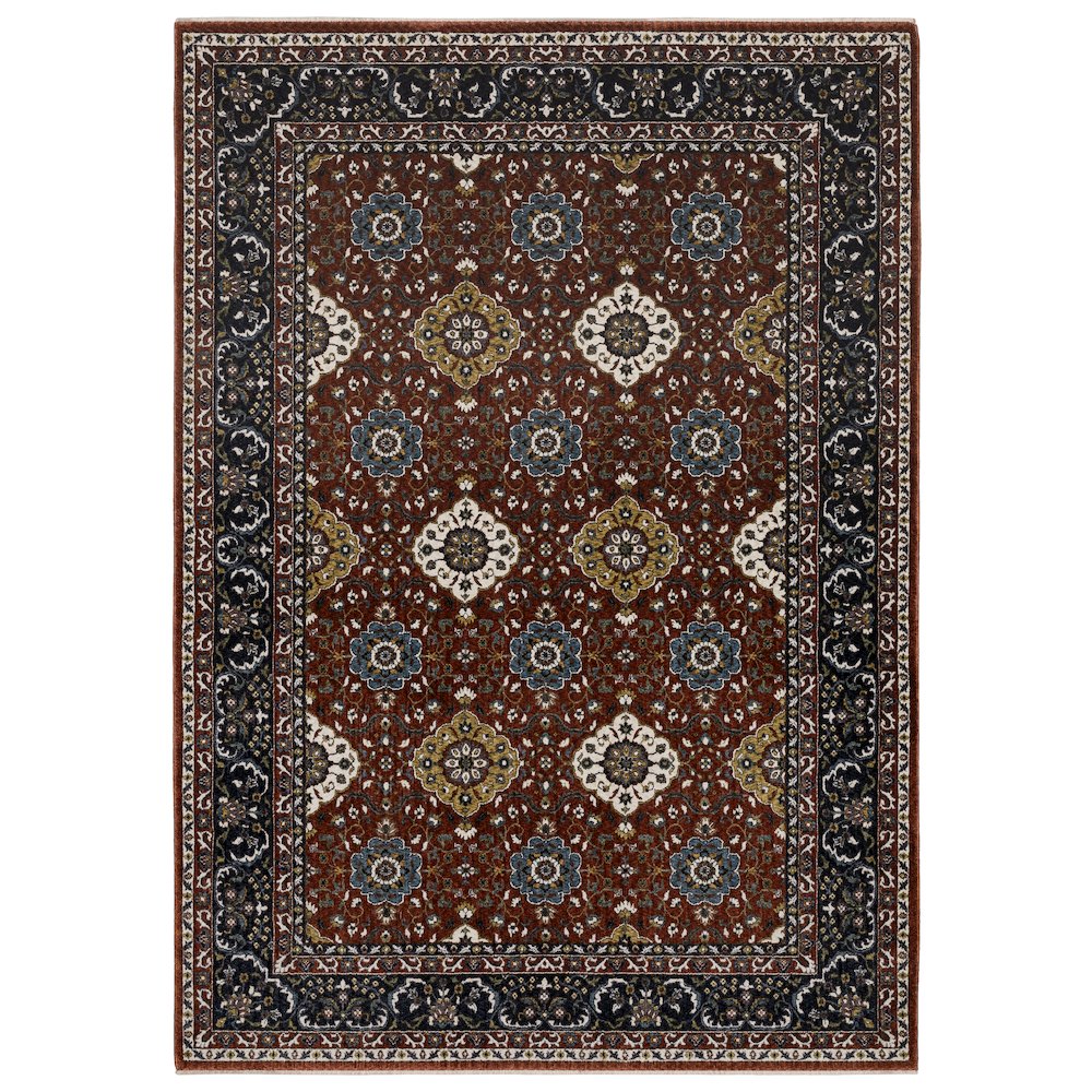 VIVIAN VI04B9'10" X 12'10" Red color rug. Picture 1