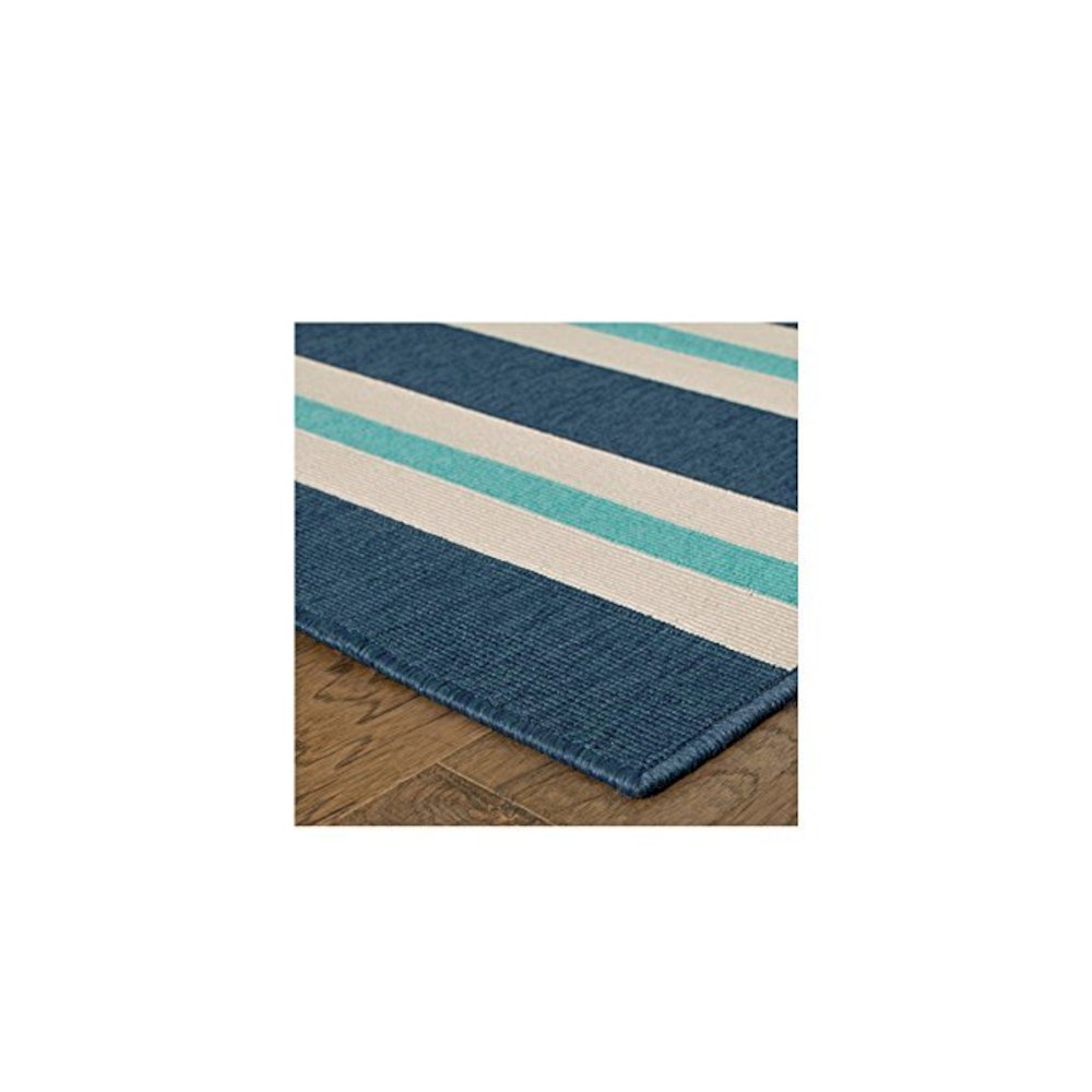 MERIDIAN Blue 2' 3 X  7' 6 Area Rug. Picture 2
