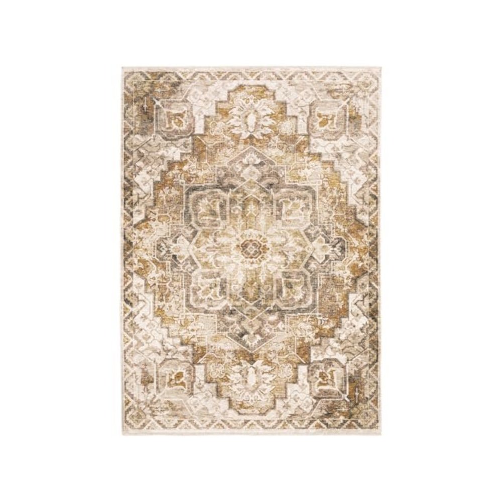 MAHARAJA Gold 2' 3 X  7' 6 Area Rug. Picture 1