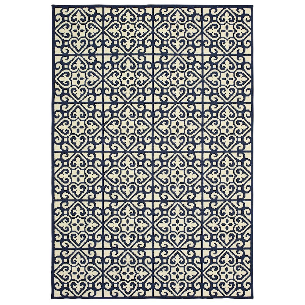 MARINA Ivory 8' 6 X 13' Area Rug. Picture 1