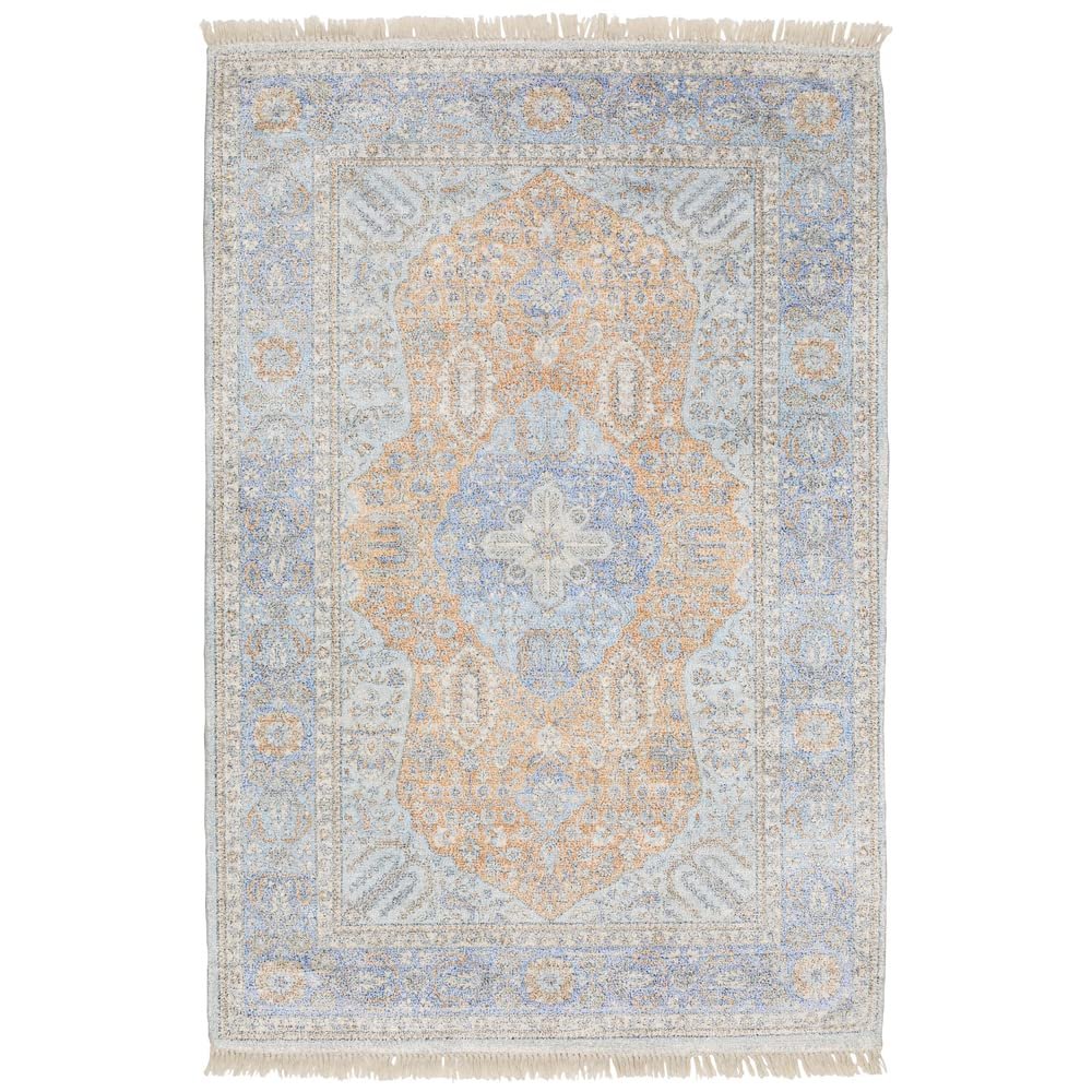 MALABAR Blue 2' 6 X  8' Area Rug. Picture 1