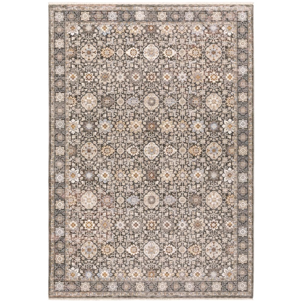 MAHARAJA Charcoal 2' 3 X  7' 6 Area Rug. Picture 1