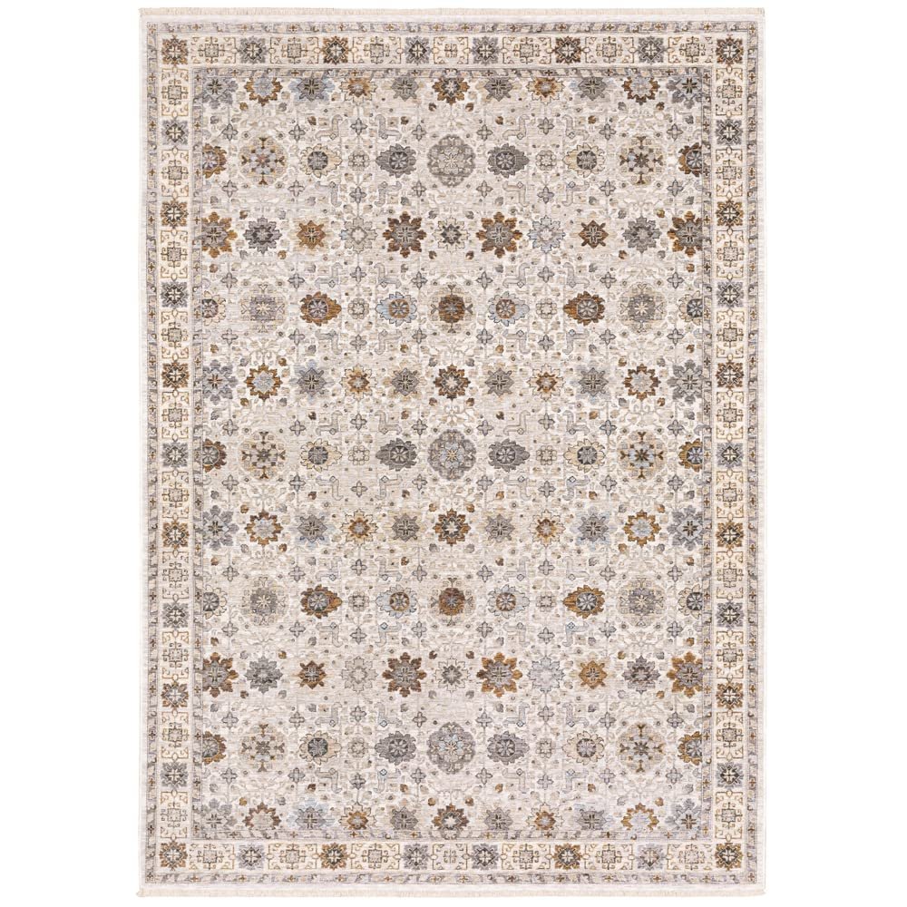 MAHARAJA Ivory 2' 3 X  7' 6 Area Rug. Picture 1