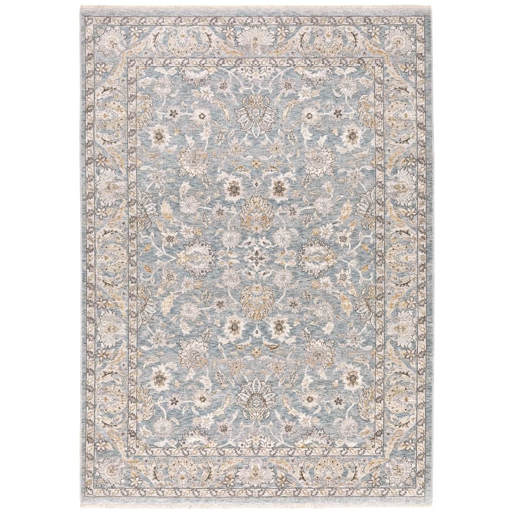 MAHARAJA Blue 2' 3 X  7' 6 Area Rug. Picture 1