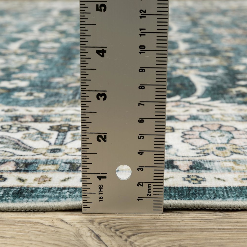 SUMTER Teal 2' X  8' Area Rug. Picture 8