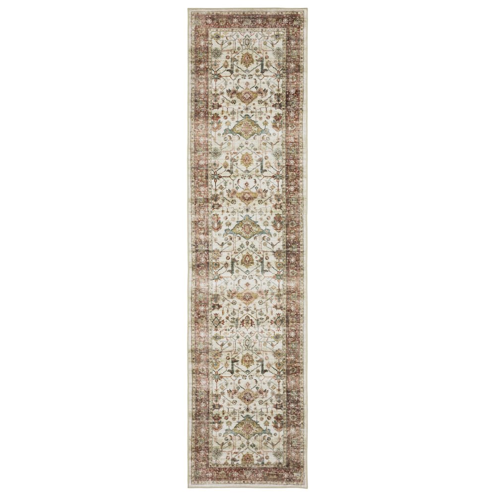 SUMTER Ivory 2' X  8' Area Rug. Picture 1