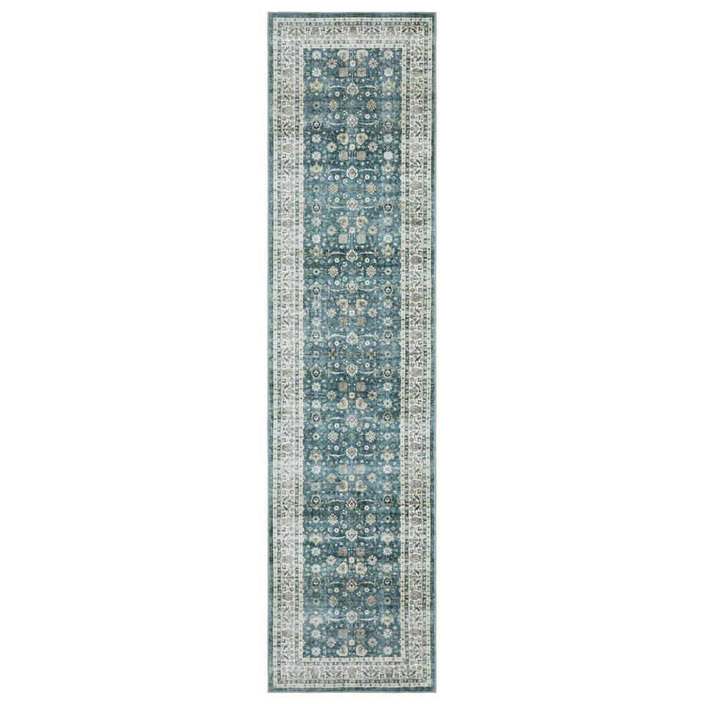 SUMTER Teal 2' X  8' Area Rug. Picture 1