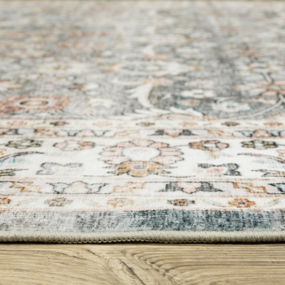 SUMTER Grey 2' X  8' Area Rug. Picture 4