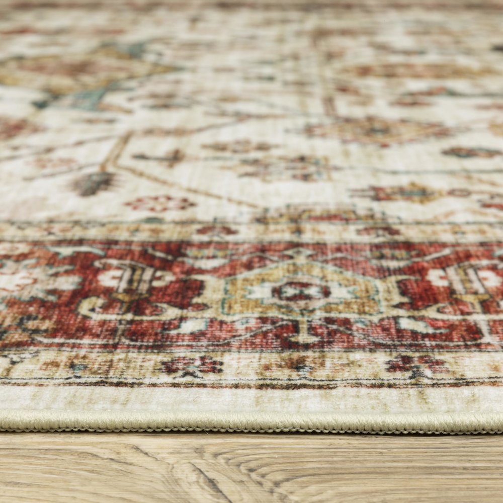 SUMTER Ivory 2' X  8' Area Rug. Picture 9