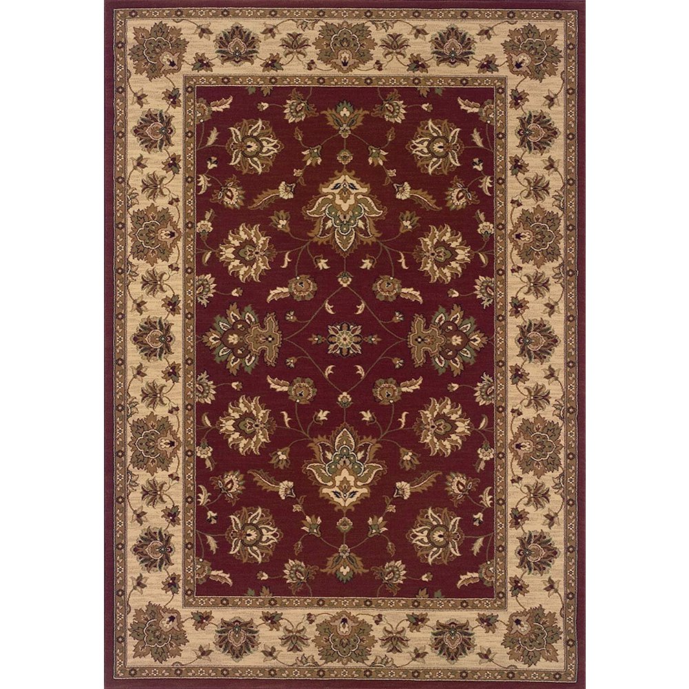 ARIANA Red 8' Area Rug. Picture 4