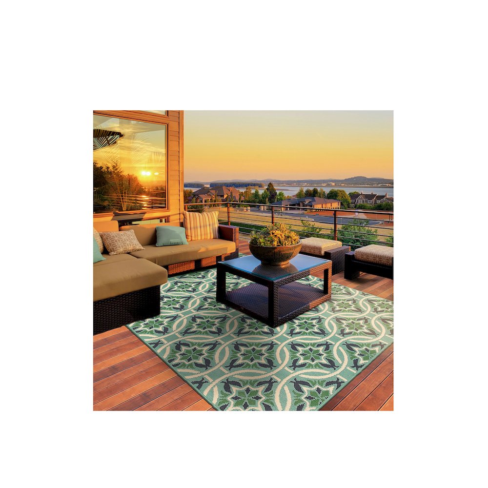 MERIDIAN Blue 2' 3 X  7' 6 Area Rug. Picture 3