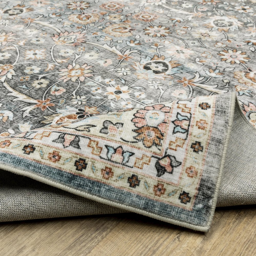 SUMTER Grey 2' X  8' Area Rug. Picture 9