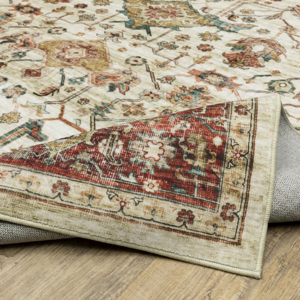 SUMTER Ivory 2' X  8' Area Rug. Picture 5