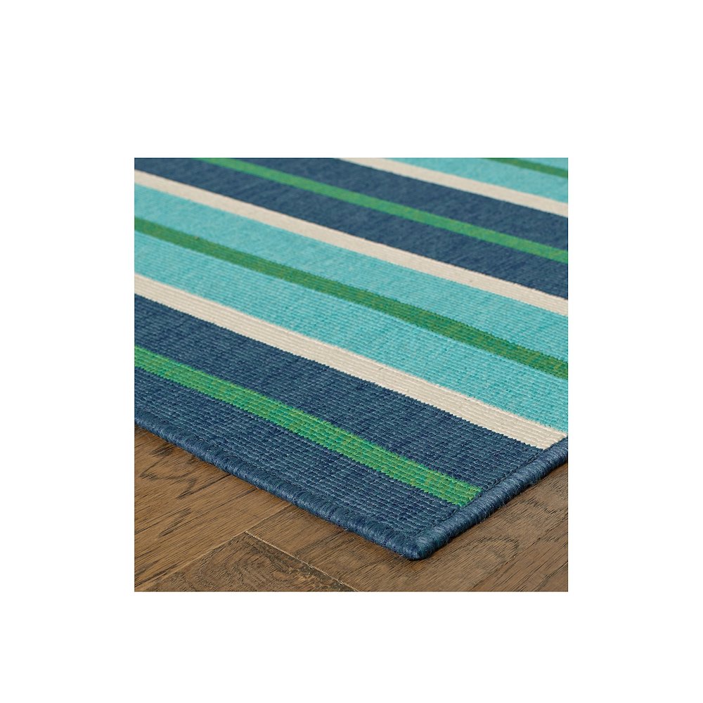 MERIDIAN Blue 7'10 Area Rug. Picture 2