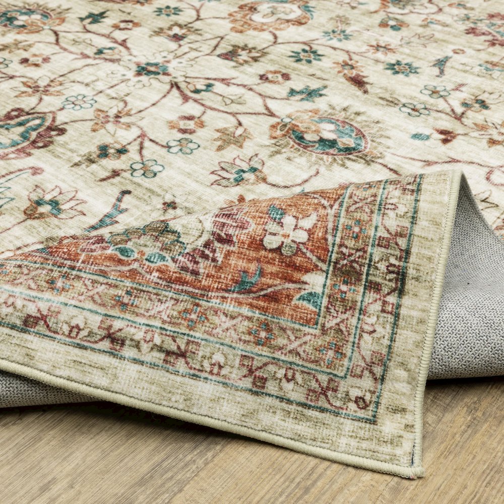 SUMTER Ivory 2' X  8' Area Rug. Picture 7