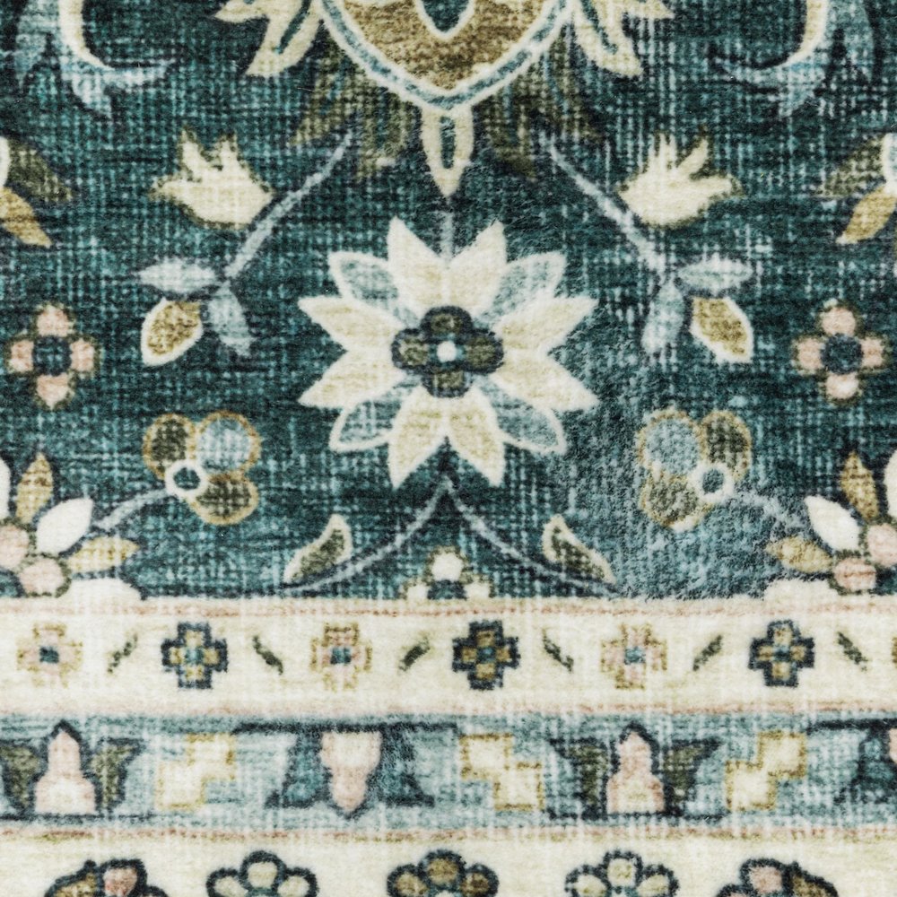 SUMTER Teal 2' X  8' Area Rug. Picture 5