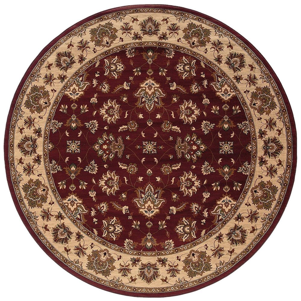 ARIANA Red 8' Area Rug. Picture 3