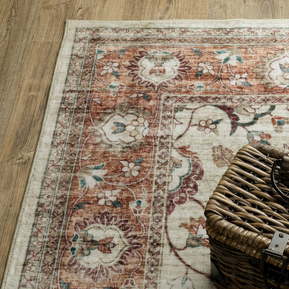 SUMTER Ivory 2' X  8' Area Rug. Picture 3