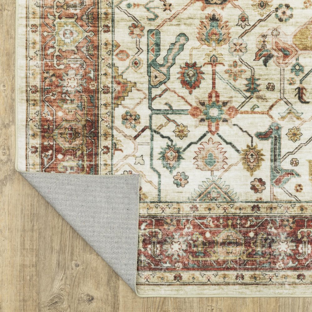 SUMTER Ivory 2' X  8' Area Rug. Picture 7