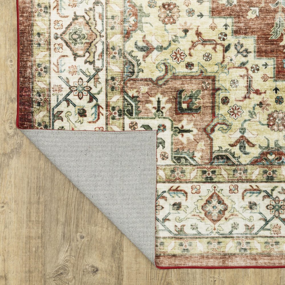 SUMTER Red 2' X  8' Area Rug. Picture 7