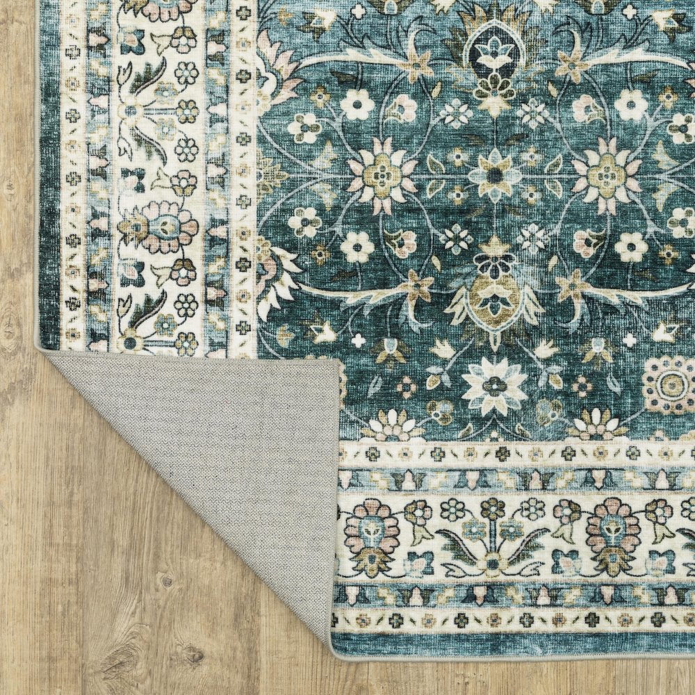 SUMTER Teal 2' X  8' Area Rug. Picture 6