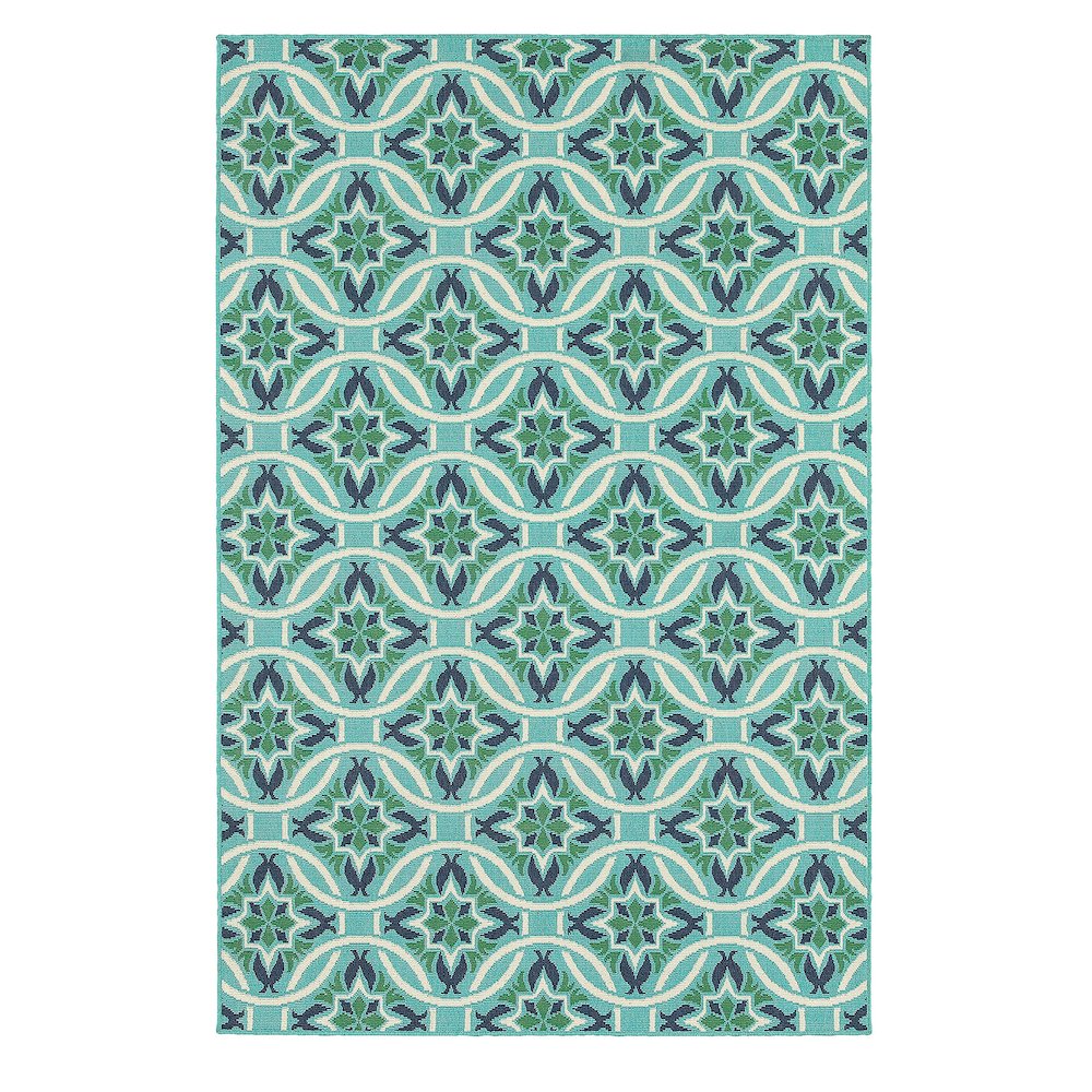 MERIDIAN Blue 2' 3 X  7' 6 Area Rug. Picture 1