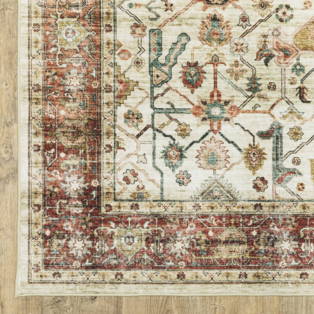 SUMTER Ivory 2' X  8' Area Rug. Picture 6