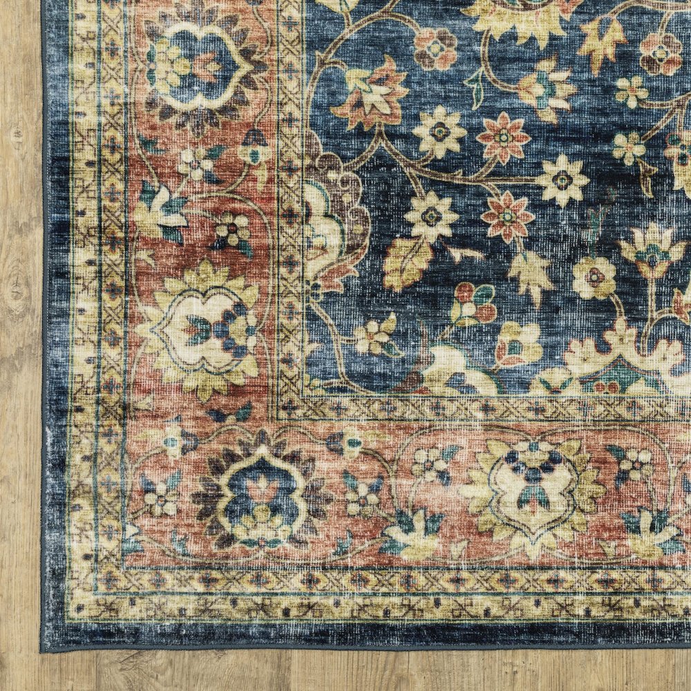 SUMTER Blue 2' X  8' Area Rug. Picture 7