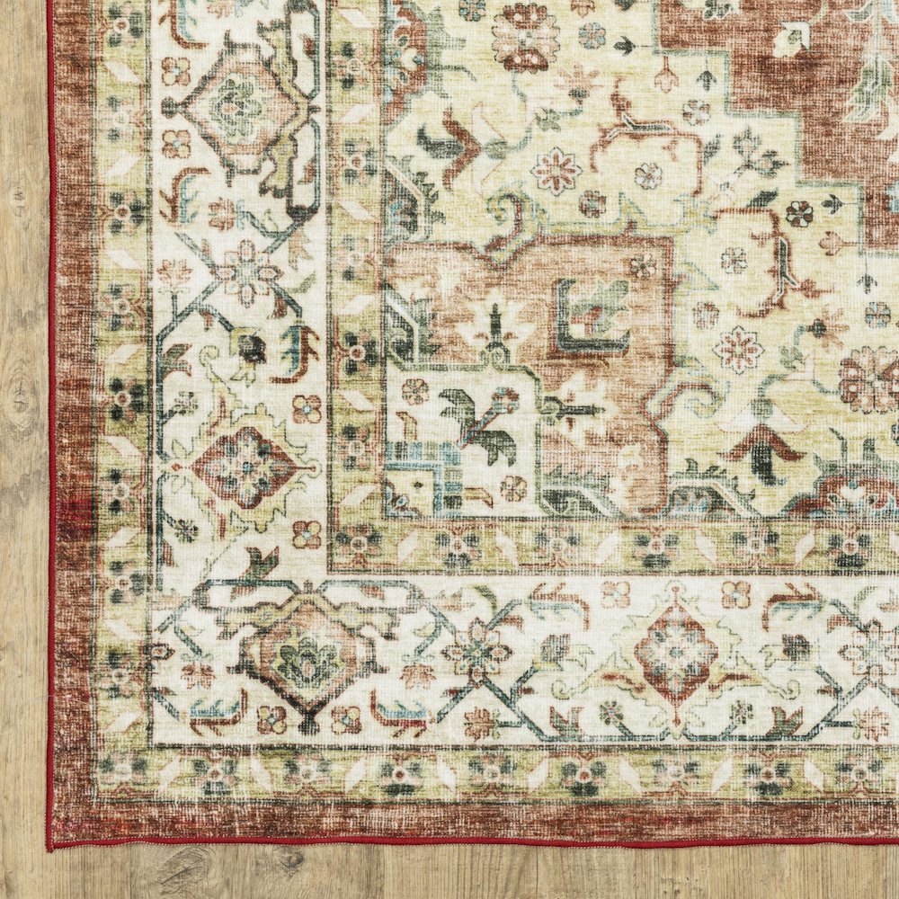SUMTER Red 2' X  8' Area Rug. Picture 8