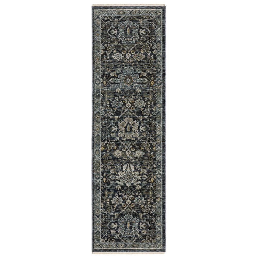 ABERDEEN Blue 2' 3 X  7' 6 Area Rug. Picture 1