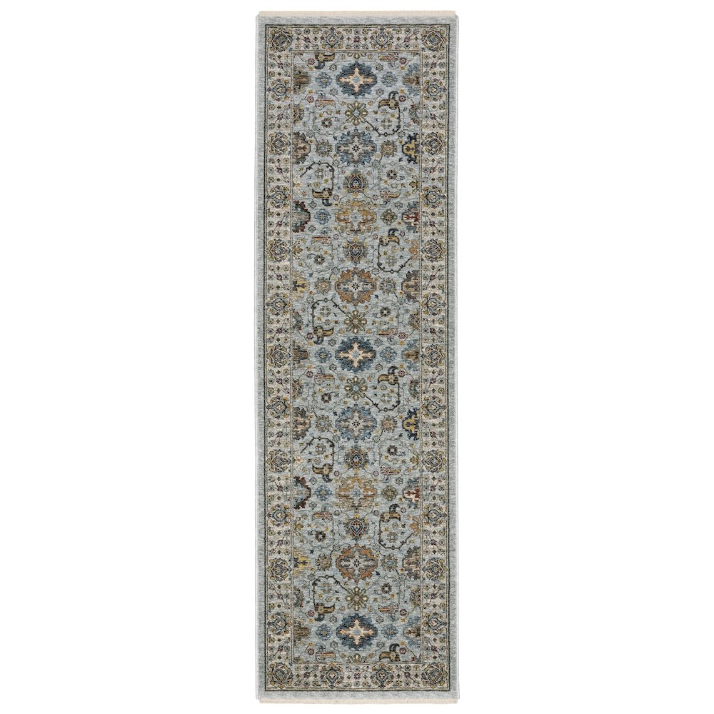 ABERDEEN Blue 2' 3 X  7' 6 Area Rug. Picture 1