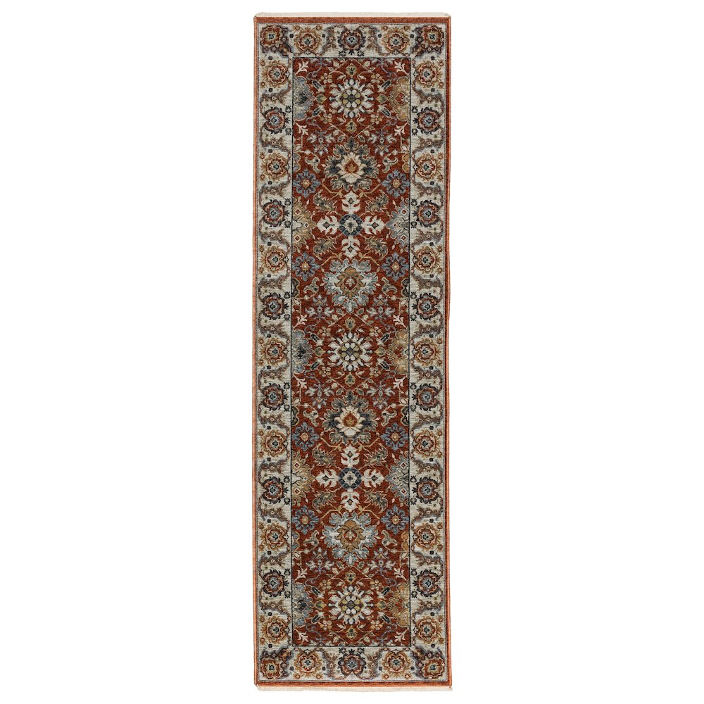 ABERDEEN Red 2' 3 X  7' 6 Area Rug. Picture 1