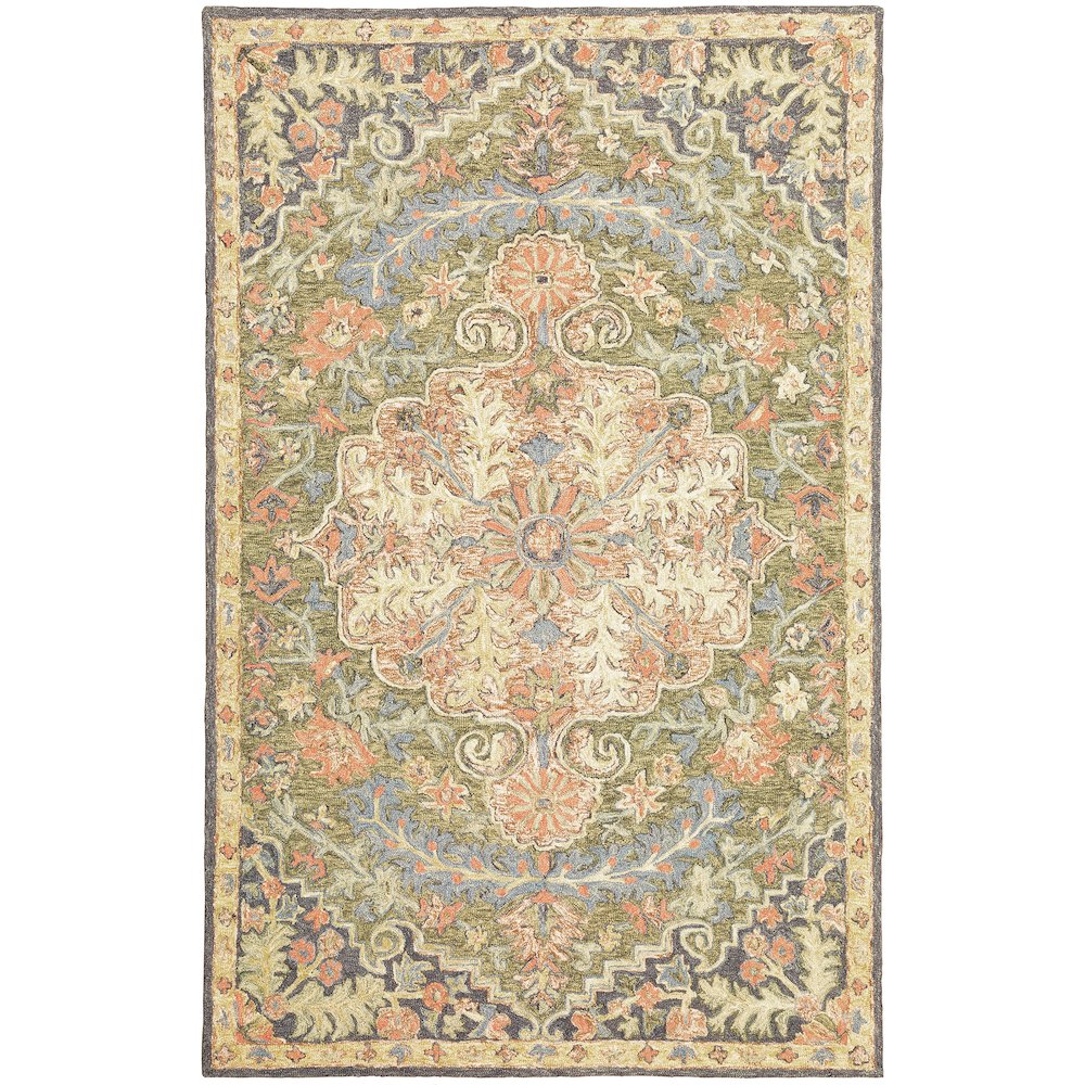 ALFRESCO Blue 3' 6 X  5' 6 Area Rug. Picture 1