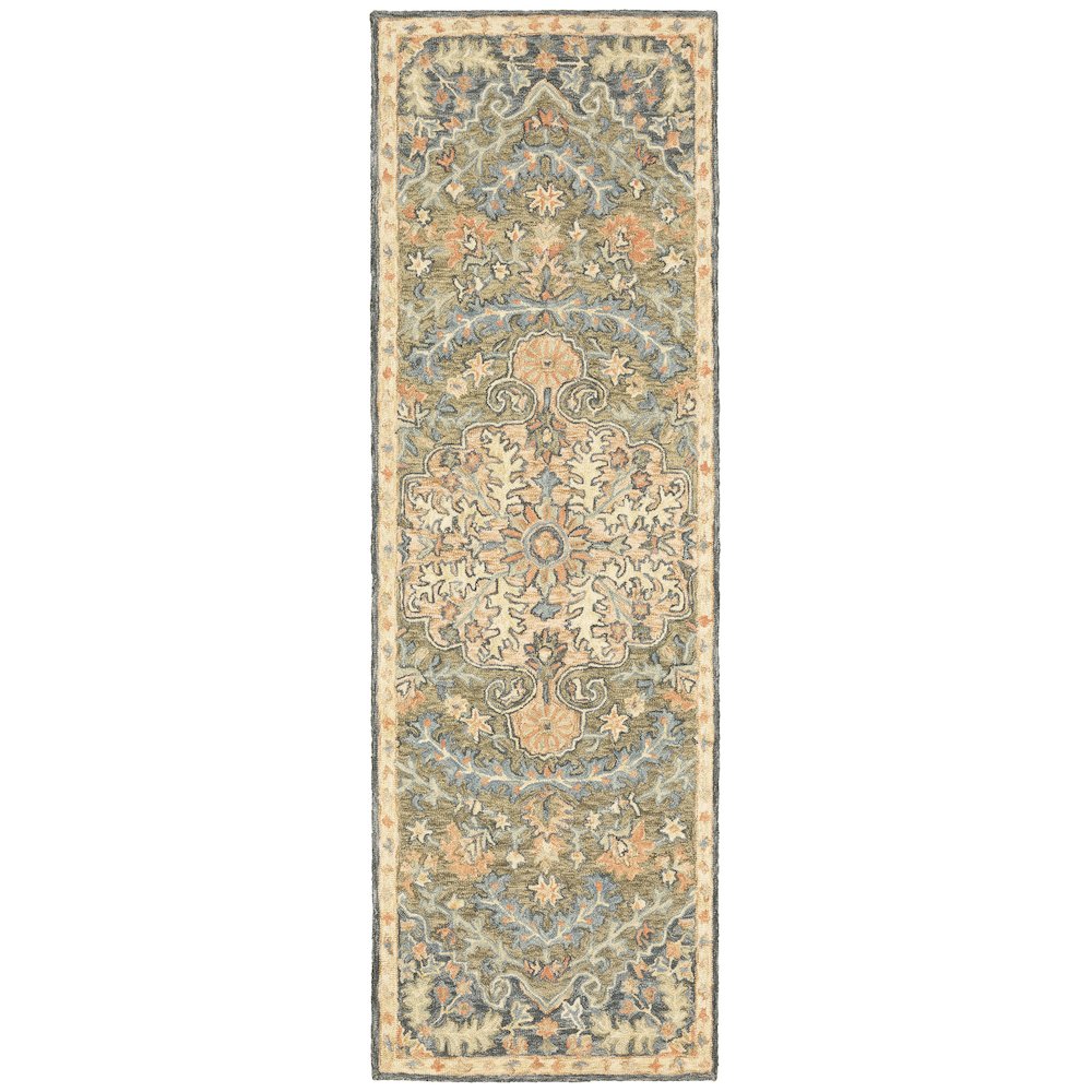 ALFRESCO Blue 2' 6 X  8' Area Rug. Picture 1