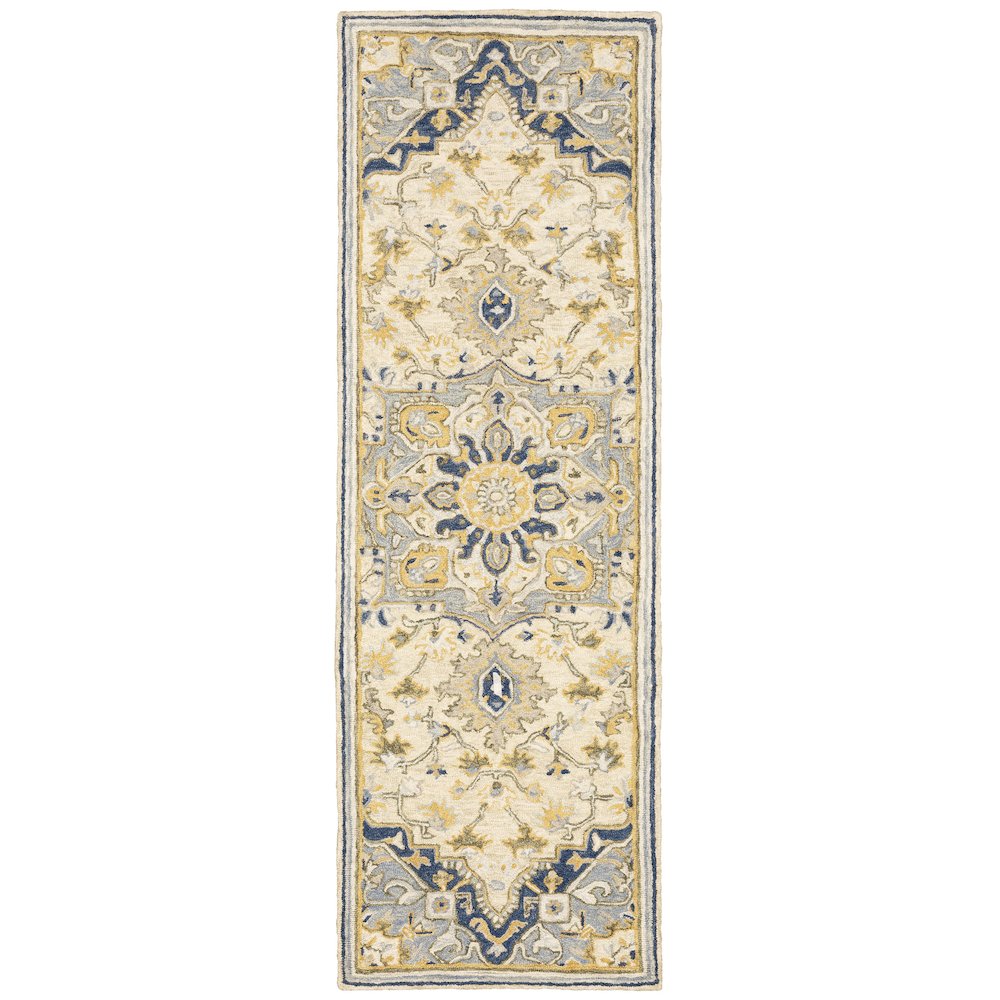 ALFRESCO Blue 2' 6 X  8' Area Rug. Picture 1