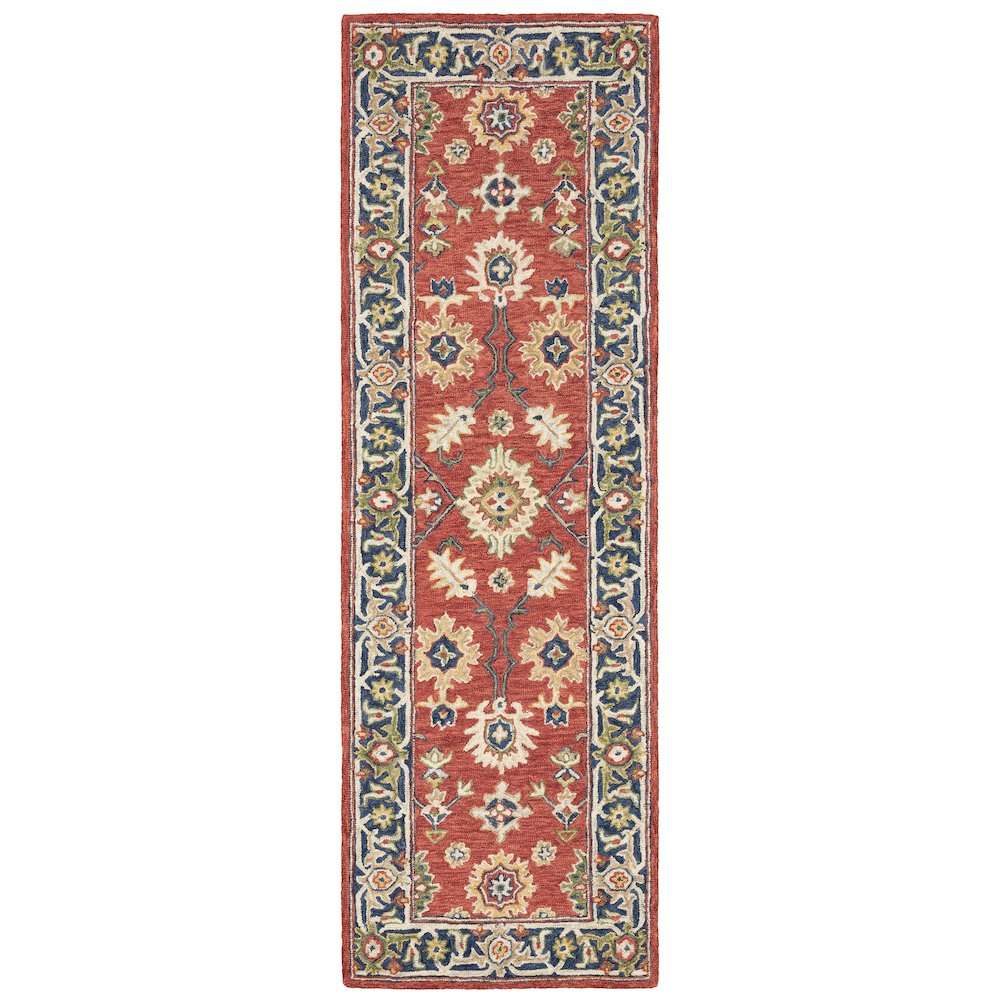 ALFRESCO Red 2' 6 X  8' Area Rug. Picture 1