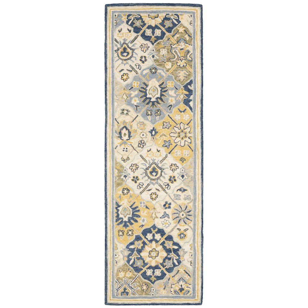 ALFRESCO Blue 2' 6 X  8' Area Rug. Picture 1