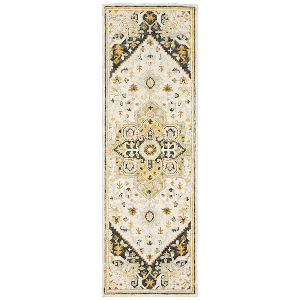 ALFRESCO Ivory 2' 6 X  8' Area Rug. Picture 1