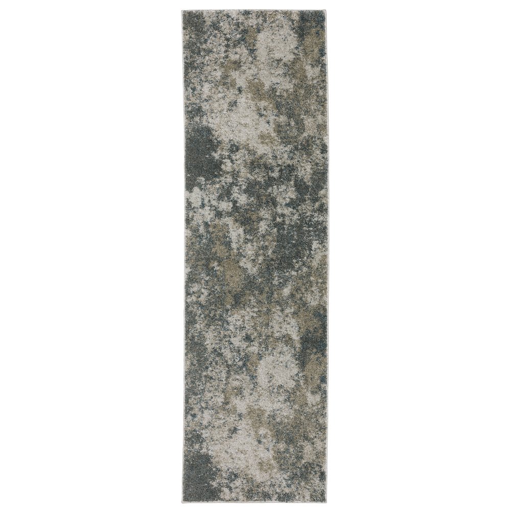 ALTON Blue 2' 3 X  7' 6 Area Rug. Picture 1