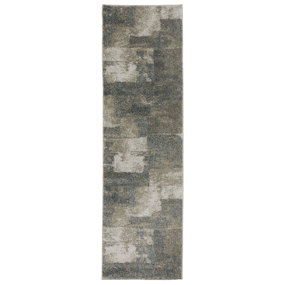 ALTON Blue 2' 3 X  7' 6 Area Rug. Picture 1