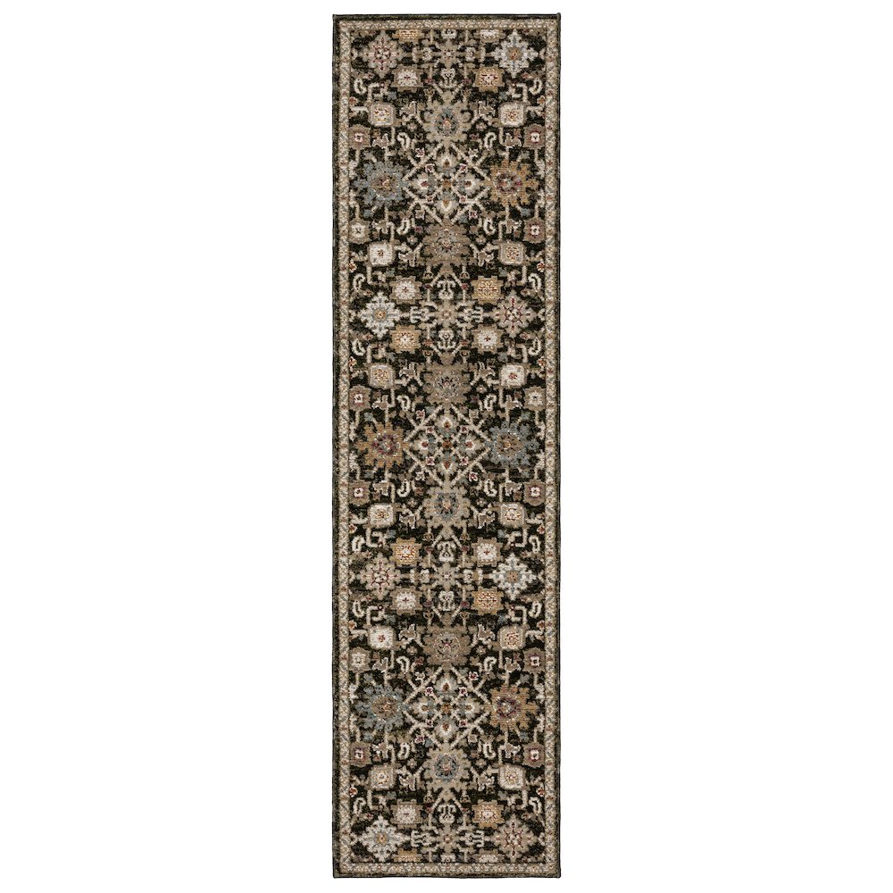 ANDORRA Brown 2' 3 X  8' Area Rug. Picture 1