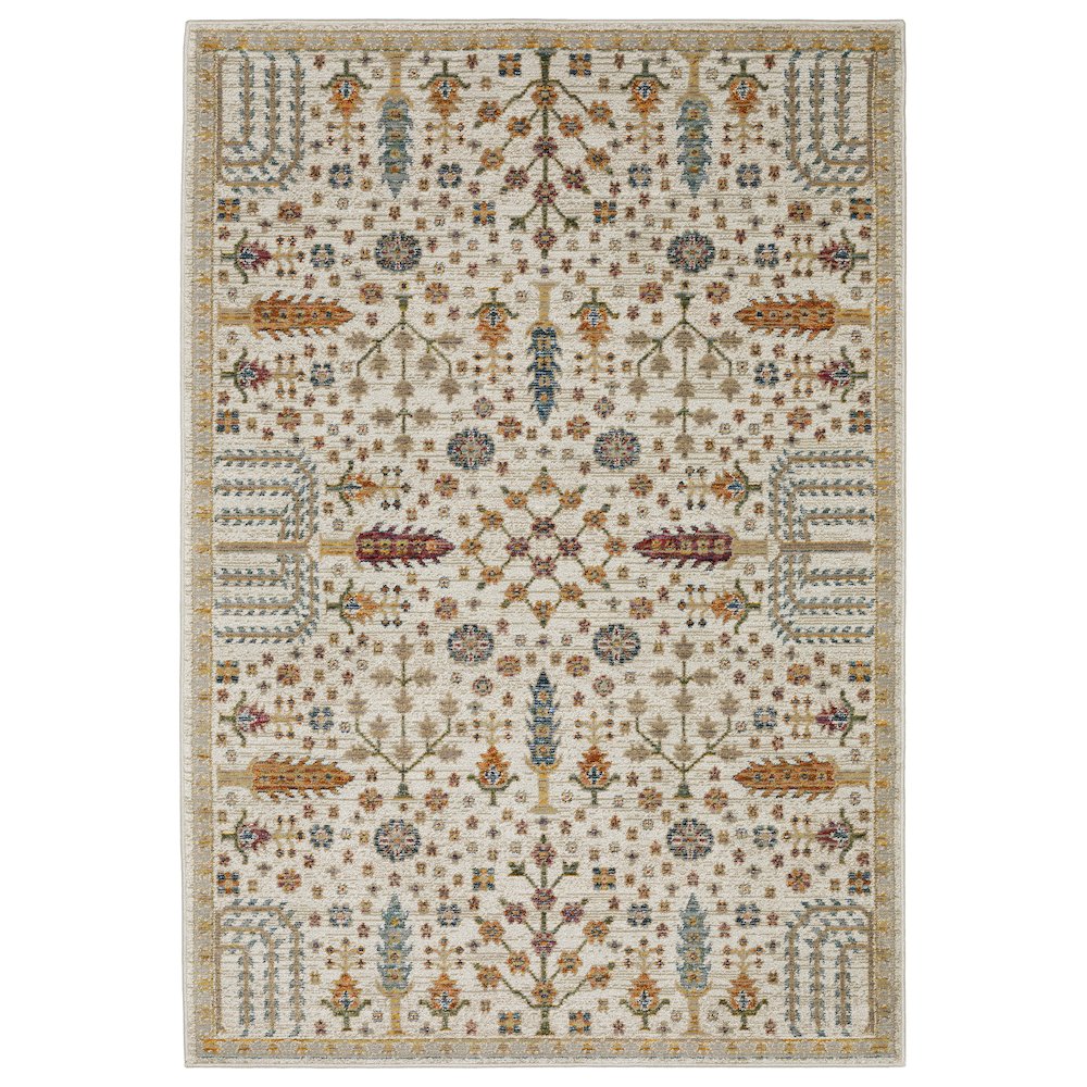 ANDORRA Ivory 1'10 X  3' 2 Area Rug. Picture 1