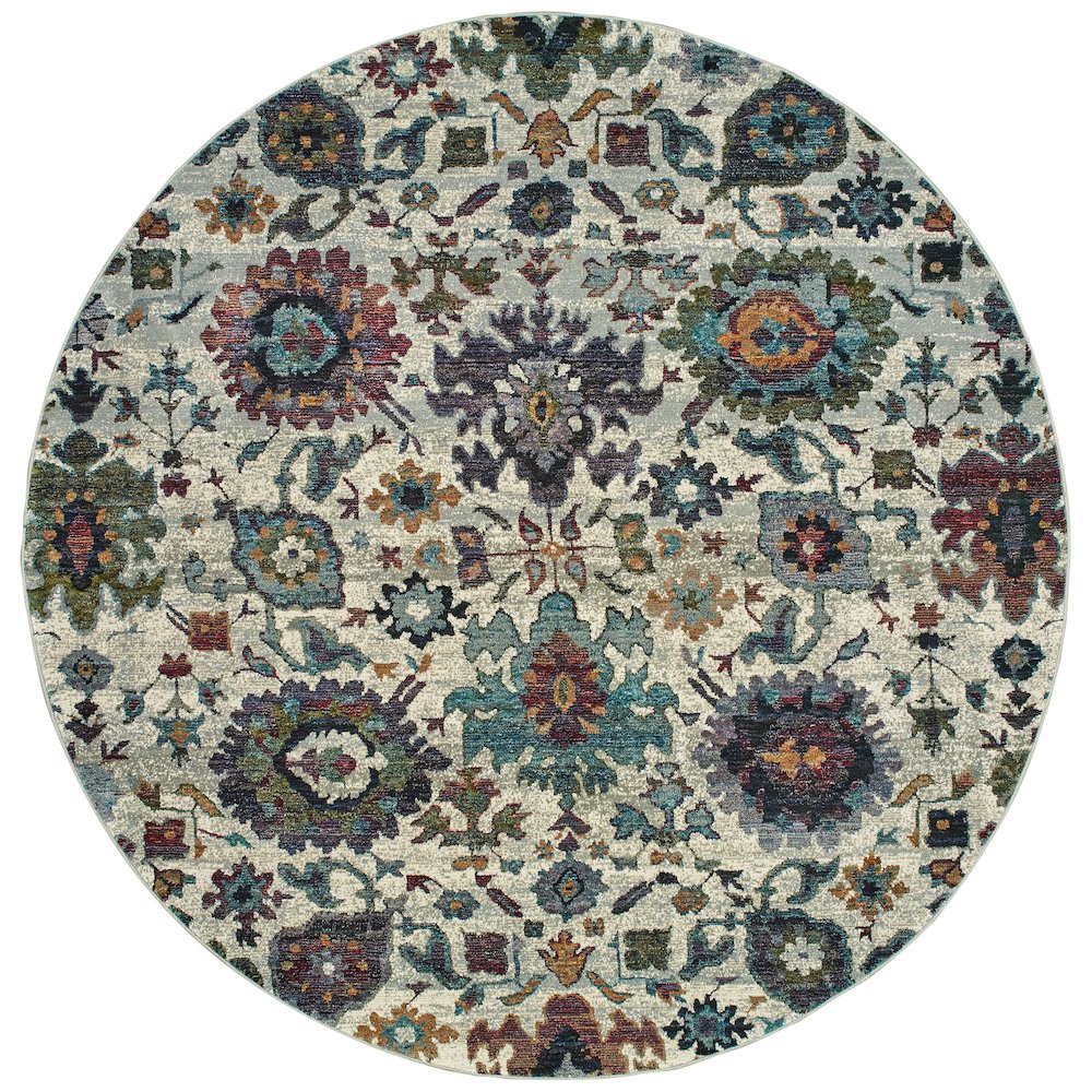 ANDORRA Stone 7'10 Area Rug. Picture 1