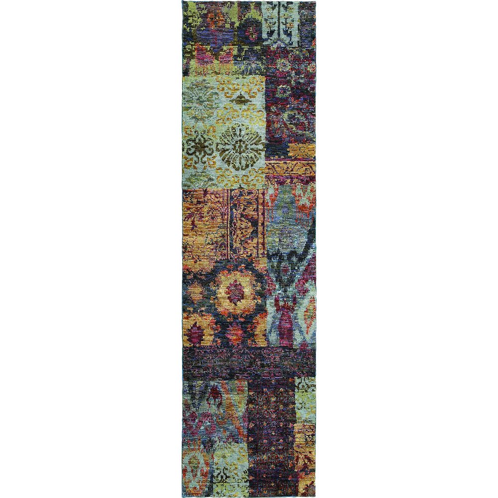 ANDORRA Multi 2' 3 X  8' Area Rug. Picture 1