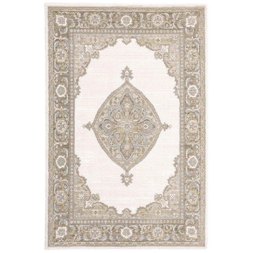 ANDORRA Beige 1'10 X  3' 2 Area Rug. Picture 1