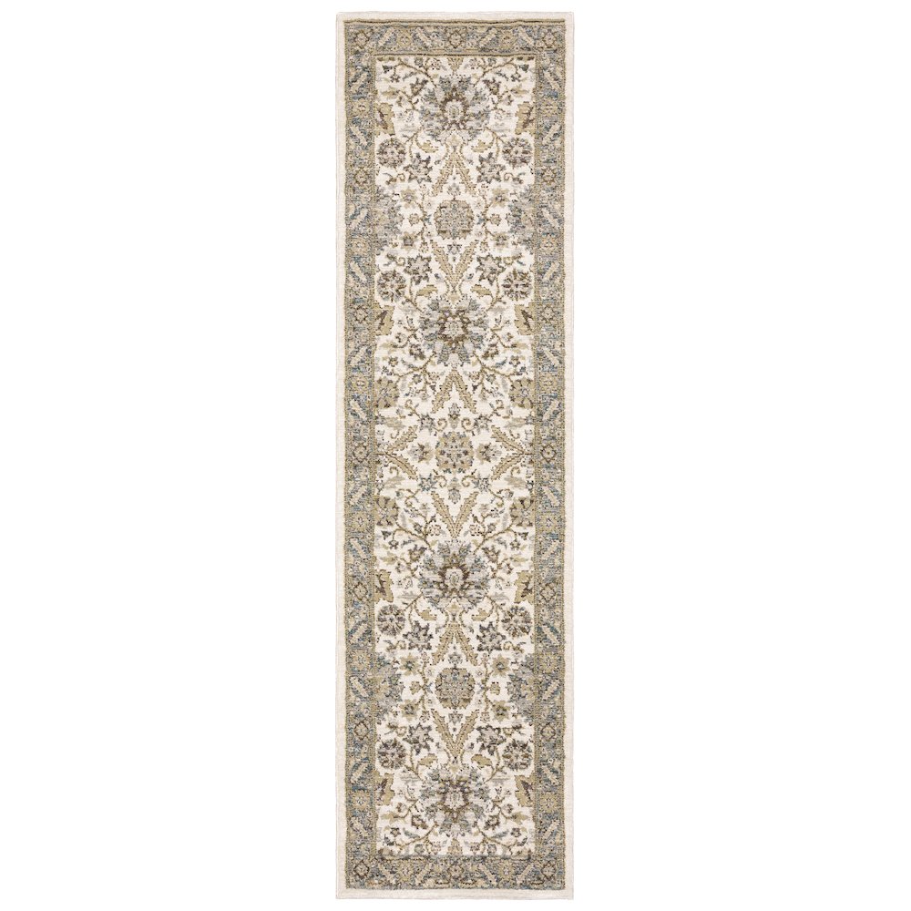 ANDORRA Stone 2' 3 X  8' Area Rug. Picture 1