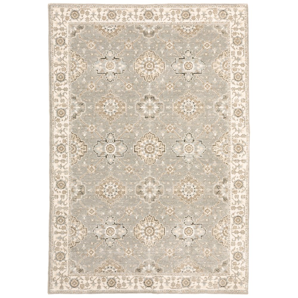 ANDORRA Grey 1'10 X  3' 2 Area Rug. Picture 1