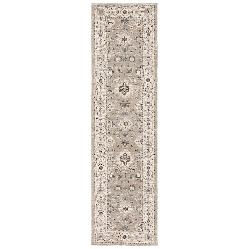 ANDORRA Beige 2' 3 X  8' Area Rug. Picture 1